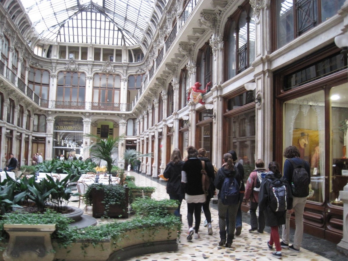 Eindruck aus der Turin-Exkursion: Eine Galerie in Turin